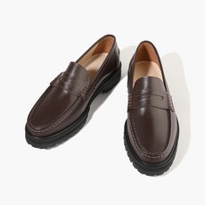 Firenze Atelier 男款Vibram Commando鞋底日常標準便士樂福鞋 4709