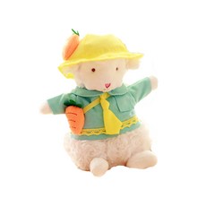 네이처타임즈 양 인형, 17cm, 당근 유치원, 1개