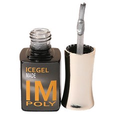 ICEGEL 閃亮凝膠指甲油, IM1146（銀）, 1個