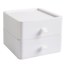 유스너그 화장품 책상 보조 수납함, 화이트