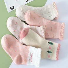 JCELL A44 奢華蕾絲短襪 5雙組