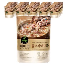 비비고 불고기 낙지죽, 420g, 21개