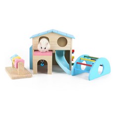 carno 韓國粉彩倉鼠玩具套組, 藍色