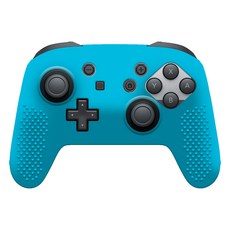 HOHOO 任天堂 Switch Pro控制器 矽膠保護套, 霓虹藍, 1個