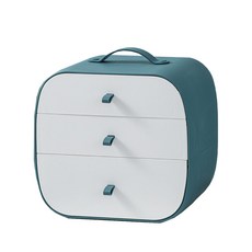 마음이음마켓 침실 보조수납함 27 x 19 x 29 cm, 블루, 1개