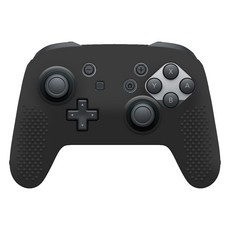 HOHOO 任天堂 Switch Pro控制器 矽膠保護套, 黑色, 1個