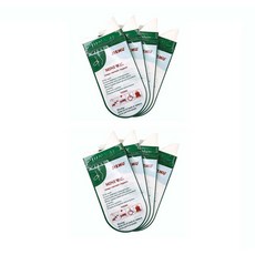 라즈니 휴대용 소변봉투 4p, 그린, 2개