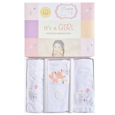 女童款氣球與狐狸背心 3件組