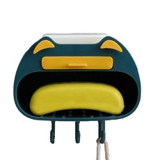 알럽홈 캣페이스 비누받침대, 네이비, 1개