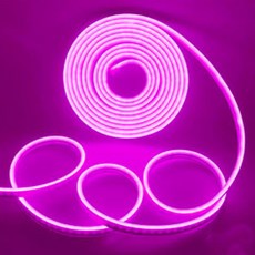 LSTORYMALL LED 霓虹燈藝術 Flex 燈串 6mm x 5m 12V, 紫色的