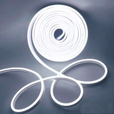 LSTORYMALL LED 霓虹燈藝術 Flex 燈串 6mm x 5m 12V, 冷白