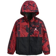 NIKE Jordan AOP孩童連帽拉鍊防風外套 N213JK369P
