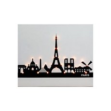스칸디팝 스카이라인 시리즈 DIY 캔버스조명, 파리, 1개