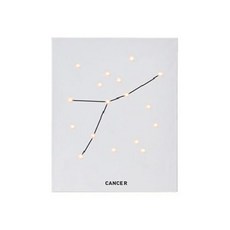 스칸디팝 별자리 시리즈 DIY 캔버스조명, 게자리, 1개