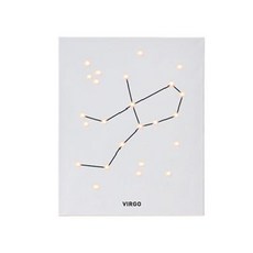 스칸디팝 별자리 시리즈 DIY 캔버스조명, 처녀자리, 1개
