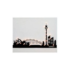 스칸디팝 스카이라인 시리즈 DIY 캔버스조명, 시드니, 1개