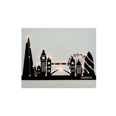 스칸디팝 스카이라인 시리즈 DIY 캔버스조명, 런던, 1개