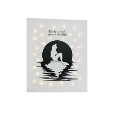 스칸디팝 동화시리즈 DIY 캔버스 조명, 인어공주, 1개