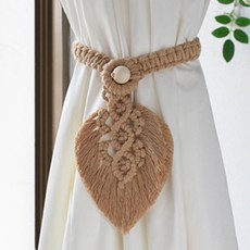 JCP 馬克拉姆窗簾綁帶 13cm, 棕色, 1個