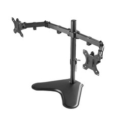 LDL MOUNT 雙螢幕支架 3節關節螢幕支架 立架 APL-T024, 黑色, 1個
