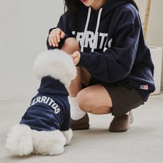 HOTEL CERRITOS HC x 和空白狗 + 狗主人情侶連帽衫套組, 海軍