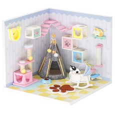 ADICO DIY 迷你可愛小屋, 貓咪房, 1個