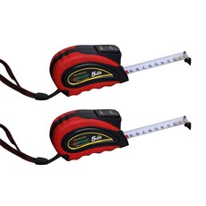 Nature Times工作捲尺 紅色, 2個, 5m