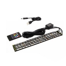 Woori Papa 15LED 汽車 USB 腳底燈, 混合顏色, 1個