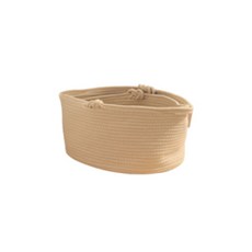 Rapoyu編織多功能收納籃 小, 棕色的, 1個