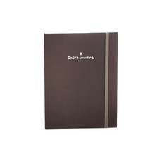 제이밀크 쁘띠 임신 초음파앨범 A6 바인더, 초코브라운, 47매, 1개