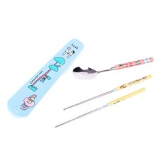 LILFANT 不鏽鋼湯匙筷子餐具盒組 ZR7201, 混色, 箱子+勺子+筷子