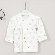 Dalpong 孩童狐狸印花長袖綁帶肚衣