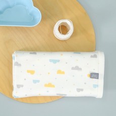 Dalpong 孩童粉彩雲朵印花包巾