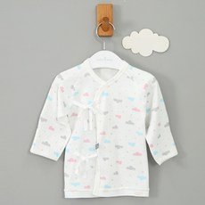 Dalpong 孩童雲朵印花長袖綁帶肚衣