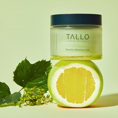 TALLO Tallo 青柚亮白補水棉片 60入, 170ml, 1罐