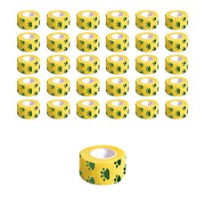 狗自黏繃帶 黃色 掌印 2.5cm, 48個