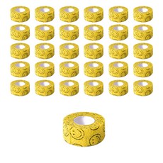 狗自黏繃帶 黃色 微笑 2.5cm, 48個