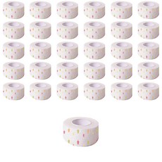 狗自黏繃帶 白色 星星 2.5cm, 48個