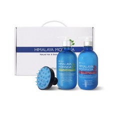 Pogonia 洗髮精 500ml+護髮素 500ml+頭皮按摩刷, 1套