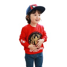 마블 정품 반전 스팽글 스파이더맨 맨투맨