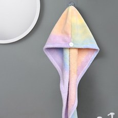 頭巾式乾髮帽, 彩虹, 1個