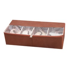 스마트 신발 정리함 브라운, 1개