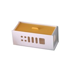 寬粉彩多用途多標籤組織者白色, 1個