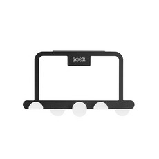 위드 문에 거는 행거, 블랙, 1개