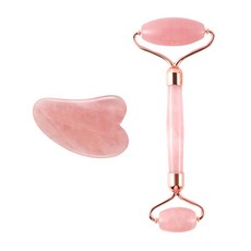 플랫지 하트 괄사마사지기 + 양방향 세트, 핑크, 1개