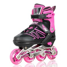 pronto 兒童用 Speed 100 直排輪, 粉紅色