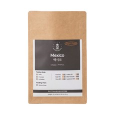 DUTCH&BEAN 墨西哥恰帕斯單品咖啡豆, 無研磨咖啡豆, 200g, 1包