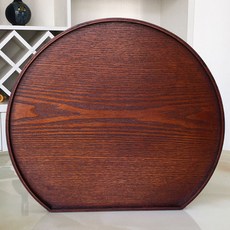 Rivix半月形木質托盤, 棕色