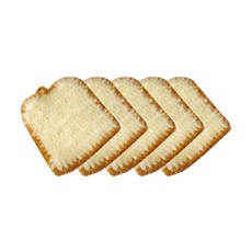 비케이라인 식빵 모양 아크릴 수세미, 5개입, 1개