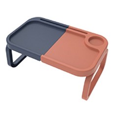 Dizicon配色PP折疊床桌, 粉色 黑色